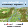 Terrainand Topo Map of Latvia LM